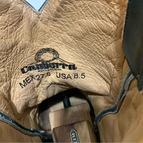 Canberra men’s size 8.5 black tan leather - Picture 14 of 16